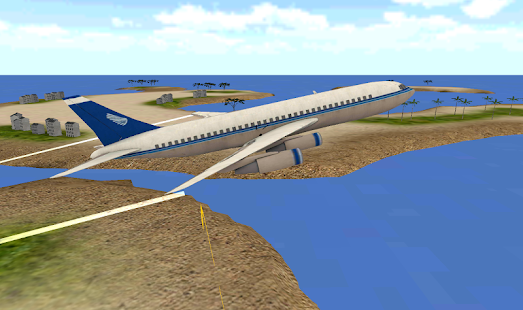  3D 비행기 시뮬레이터- 스크린샷 미리보기 이미지  