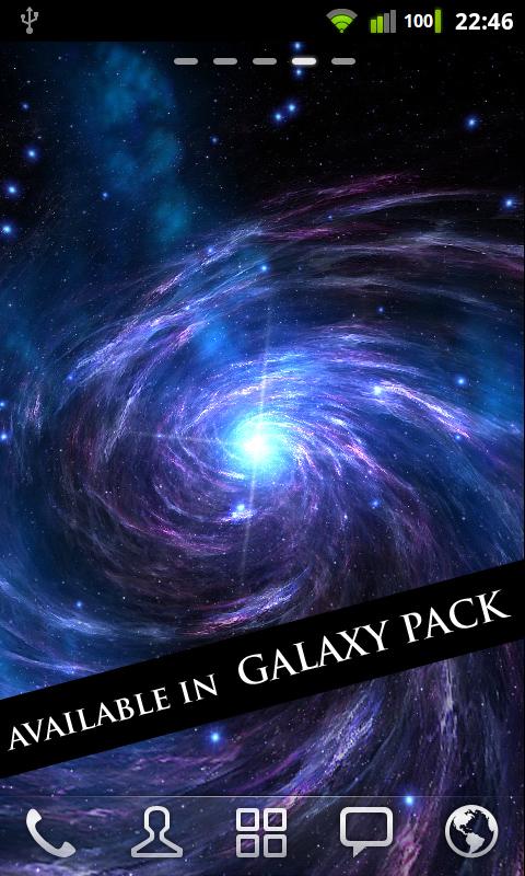 Live Wallpaper Vortex Galaxy - Wall Pressss