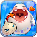 巴豆妖金妖 (Eating monster) logo