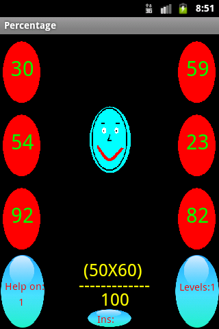 Learn percentages with fun No1