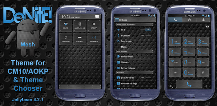 Mesh Blue CM10/AOKP Theme