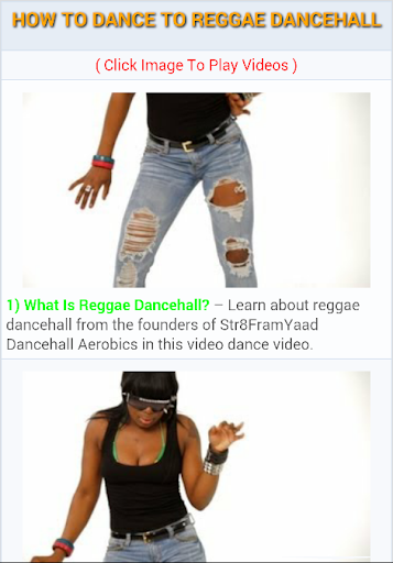 Dance to Reggae Dancehall