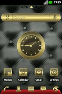Download Gold and Leather GO EX Theme APK for Android