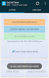QuickClean - Memory Cleaner poster 17