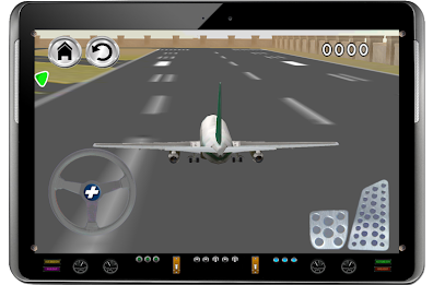 airplane airport land parking poster 3