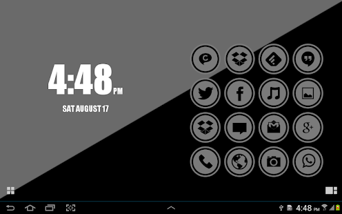 Download SL Theme Black & Grey Extended APK