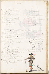 Staande officier, van achteren