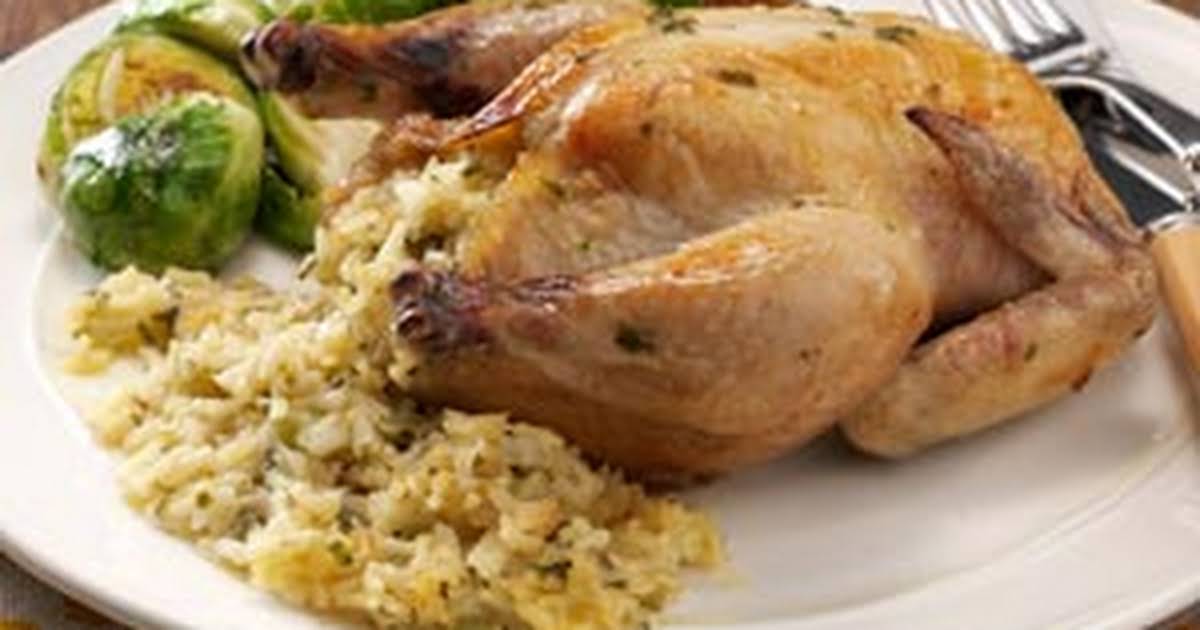 Stuffed Cornish Hens with Stuffing Recipes Yummly