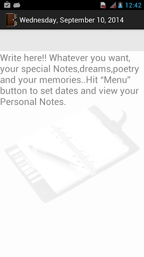 Personal Diary