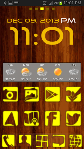 TEK Solar GO Launcher Theme