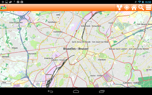 Brussels Offline mappa Map Screenshots 0