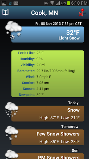 【免費天氣App】NOAA Snow Forecast-APP點子