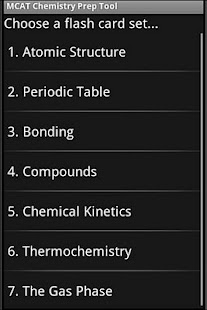 Free MCAT Chemistry Prep Tool Screenshots 1