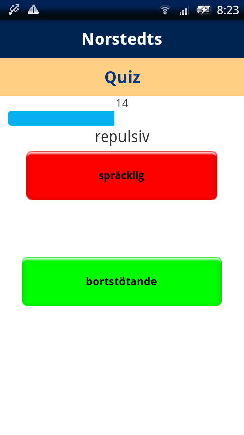 Norstedts stora svenska ordbok Screen 3