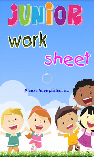 Junior Worksheet Kindergarten