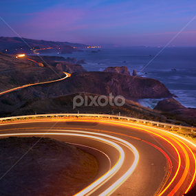 Famous Pacific Coast Highway  by Dustin Penman - Landscapes Travel