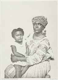 Portret van Jacqueline Ricket en haar dochter Lina