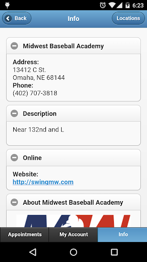 【免費健康App】Midwest Baseball Academy-APP點子