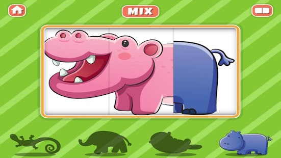 download Animal Mix and Match Puzzle free