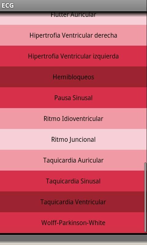 Electrocardiograma ECG Tipos Screen 3