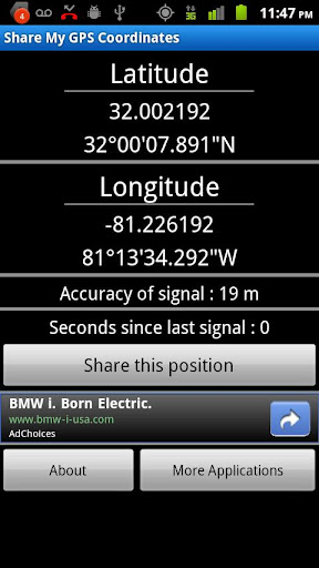 gps coordinadas android
