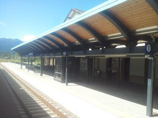 Stazione Fs Levico Portal in Levico Terme TrentinoAlto Adige Italy