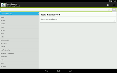 Free Download Czech-Tagalog Dictionary APK