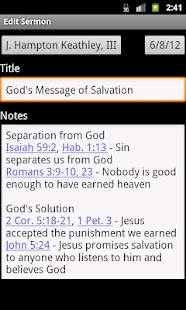 Sermon Notes Screenshots 2