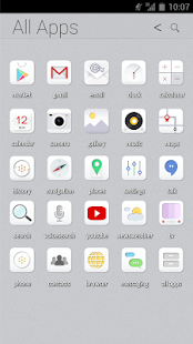 Flat White Atom Iconpack - screenshot thumbnail