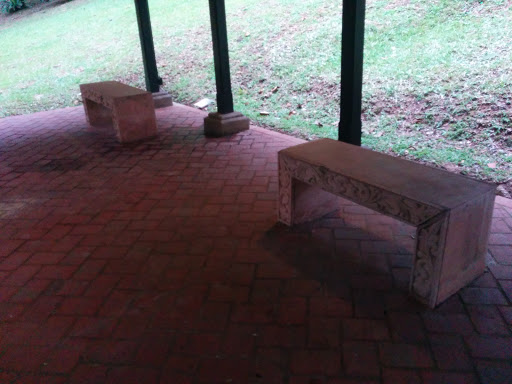 Ornate Marble Benches