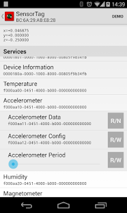 Lastest BLE SensorTag APK for Android