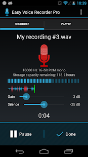 Easy Voice Recorder Pro - screenshot thumbnail