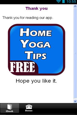 【免費書籍App】Home Yoga Tips-APP點子