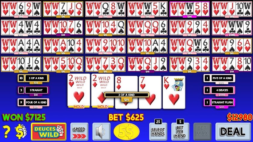 21st Century Video Poker Screen 2