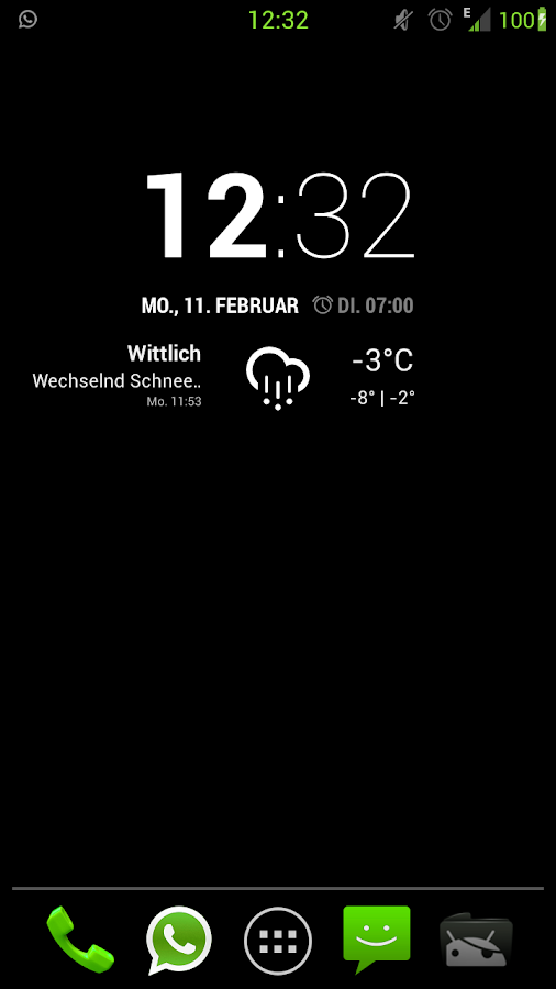 Betterbean CM10 Theme Green X - screenshot