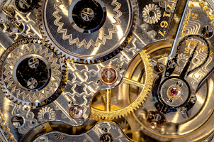 Keeping Time by Gary Hanson - Artistic Objects Antiques
