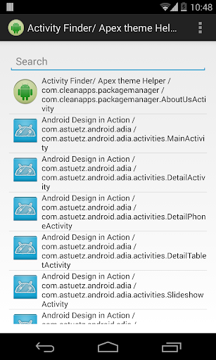 Activity Finder Apex Theme