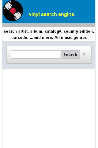 Vinyl Search Engine