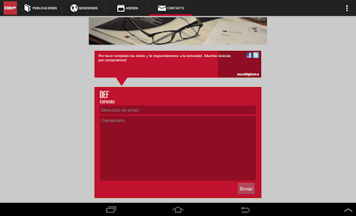 DEF APP Screenshots 1