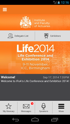 IFoA Life Conference 2014