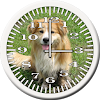 Dog 7 Collie Analog Clock
