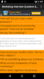 Marketing Interview Questions Screenshots 0