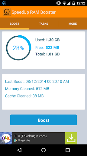 SpeedUp RAM Booster