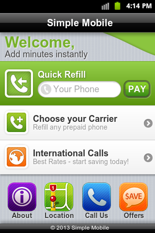 Simple Mobile Bill Pay