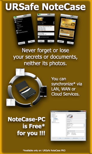 URSafe NoteCase PRO