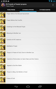 St. Francis of Assisi prayers Screenshots 1
