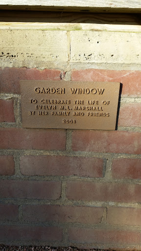 Evelyn Marshall Memorial Garden Window