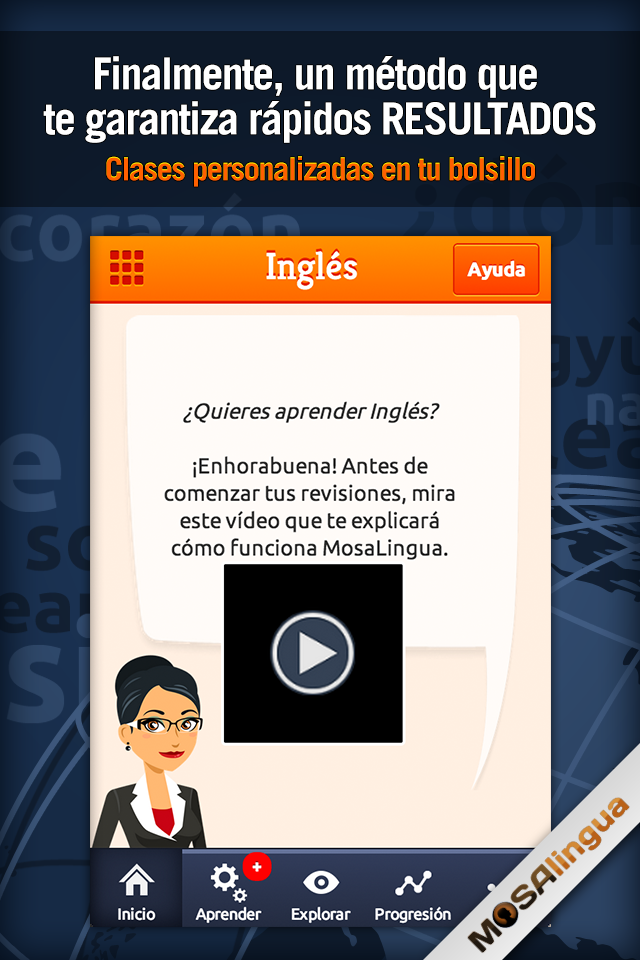 Android application Apprendre lAnglais Business screenshort