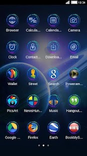 Free Saturn Space C Launcher Theme APK for PC