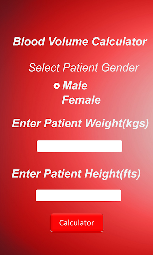 【免費健康App】Blood Volume Calculator-APP點子